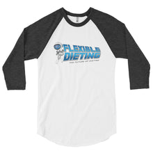 Load image into Gallery viewer, The Future of Dieting 3/4 sleeve raglan shirt